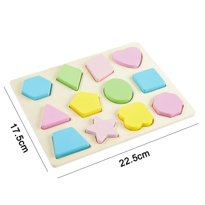 Baby Educational Wooden 3D Toys