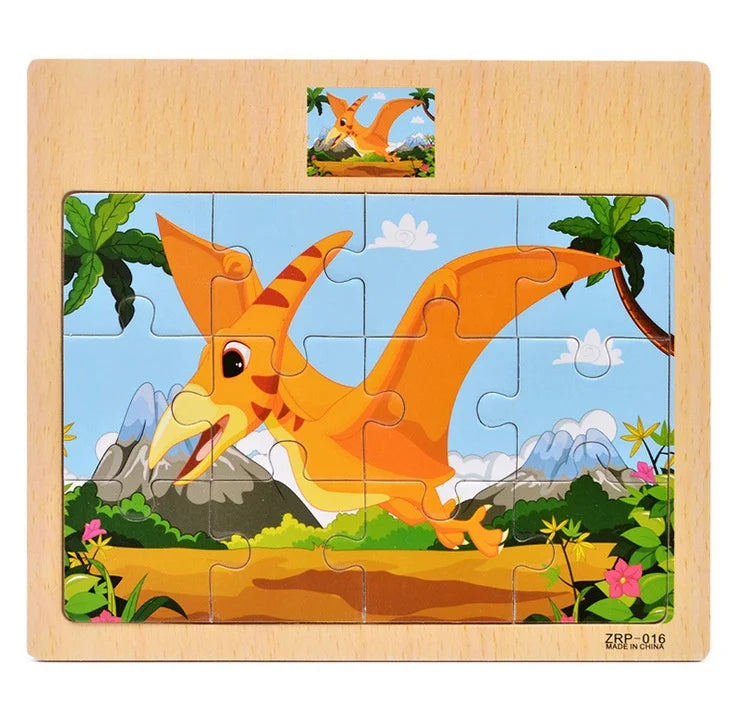 Kid Puzzles Wooden Toys