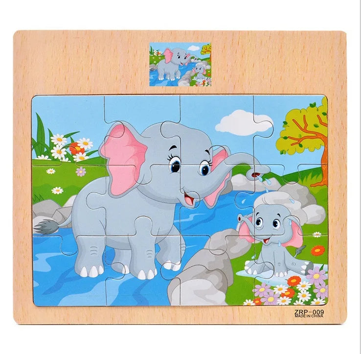 Kid Puzzles Wooden Toys