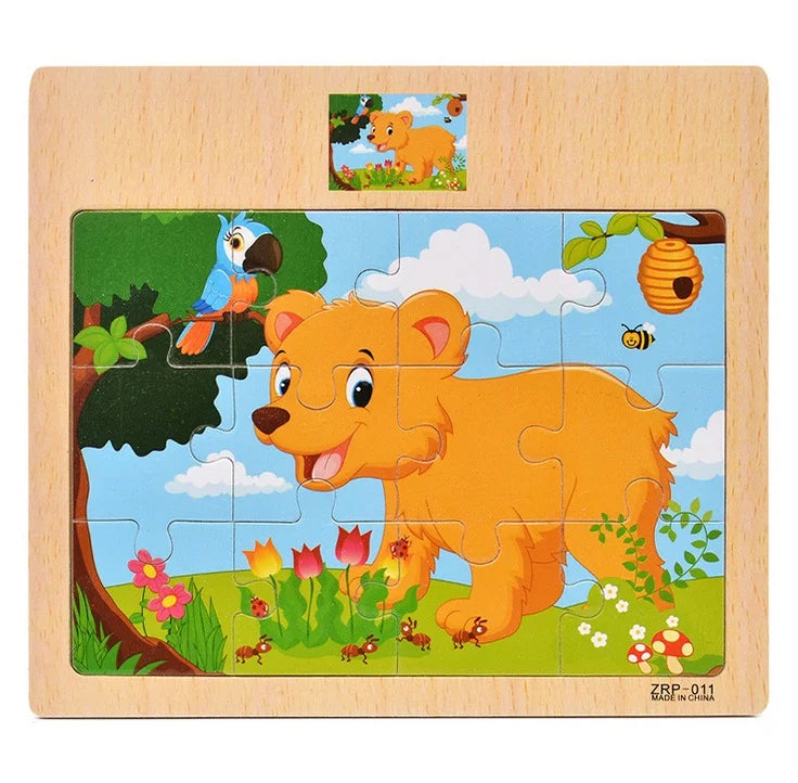 Kid Puzzles Wooden Toys