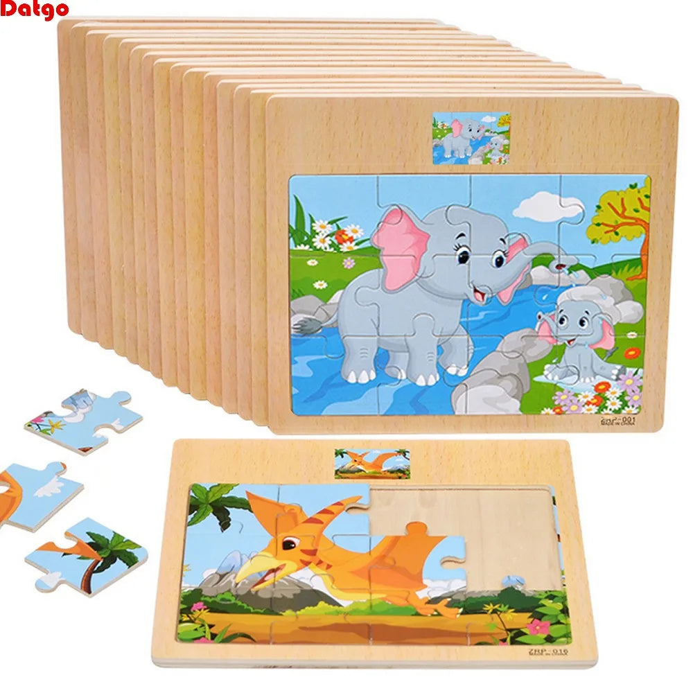 Kid Puzzles Wooden Toys