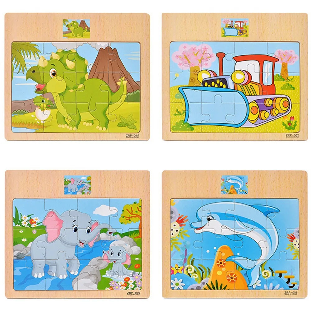 Kid Puzzles Wooden Toys